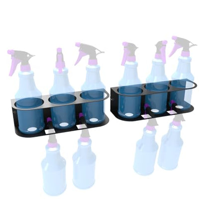 2Pcs of 3 Spray Bottles Holder