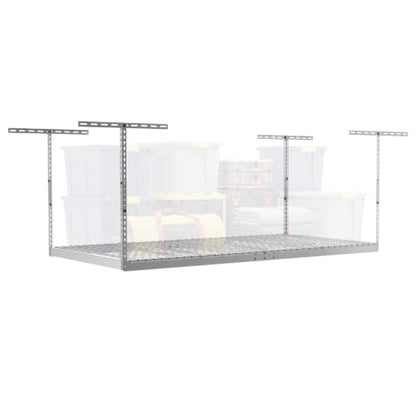 White 4x8 Overhead Storage Rack w
