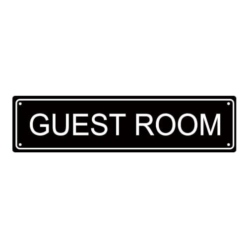 GUEST ROOM SPACE Metal Tin Street Sign Bar Cafe Garage Cave Home Room Wall Bathroom Farmhouse Garden Porch Patio Decor