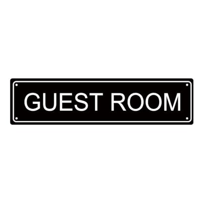 GUEST ROOM SPACE Metal Tin Street Sign Bar Cafe Garage Cave Home Room Wall Bathroom Farmhouse Garden Porch Patio Decor