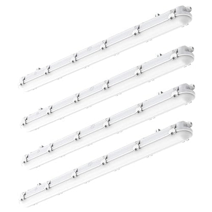 4ft LED Vapor Tight Light 50W Outdoor Shop Light IP65 Waterproof 0 (4 Count)