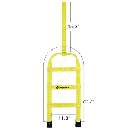 Tow Dolly Basket Straps with Flat Hook Fit 14" 15" 16" Car Tires