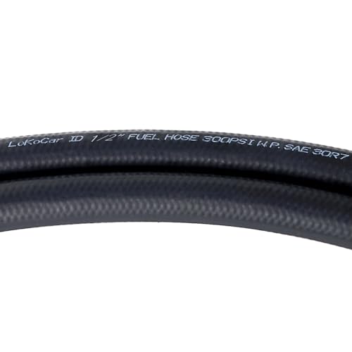Rubber Fuel Hose Line Push Lock 1 (5 Foot)