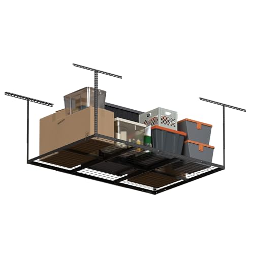 4x6ft Overhead Ceiling Garage Storage Rack