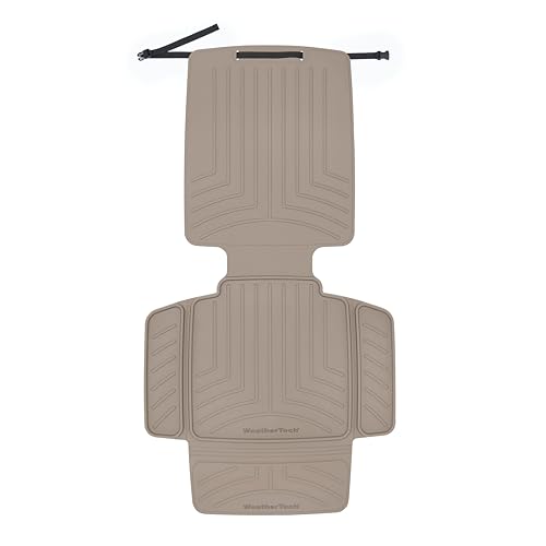 Child Car Seat Protector with Back Tan