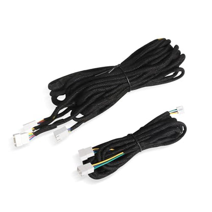 2PCS Dreamcolor Acrylic Interior Car LED Strip Light Extension Wire