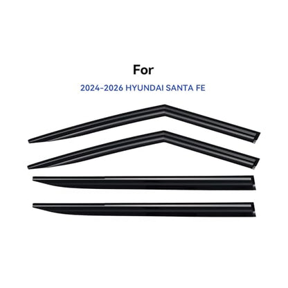 Window Visors Rain Guards for 2024 2025 2026 Hyundai Santa Fe