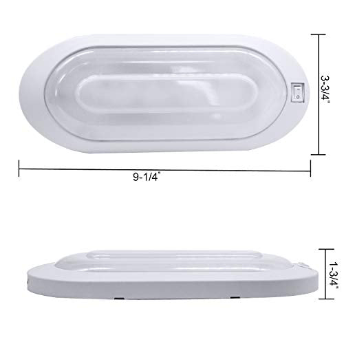 12V LED Bright RV Pancake Light Surface Mount