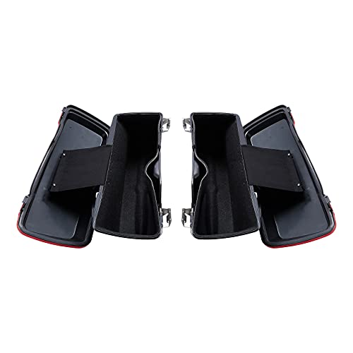 Motorcycle Saddle bags Hard Saddlebags For Harley Touring 1993 (2 Count)