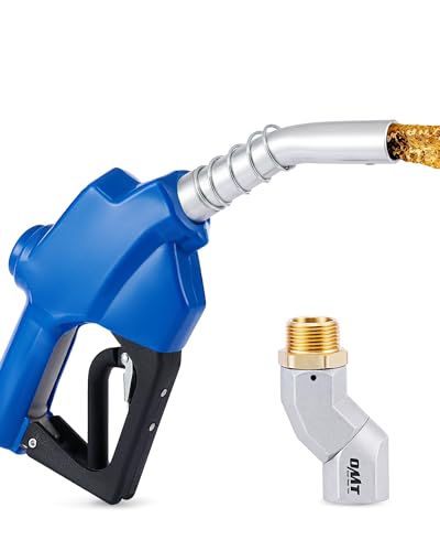 OMT 1" NPT Automatic Fuel Nozzle Kit with 360° Hose Swivel