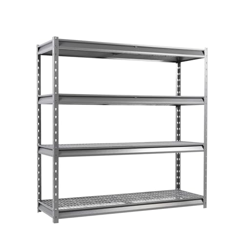 The Atlas 72" W Heavy Duty Garage Shelving Load 8000 Lbs