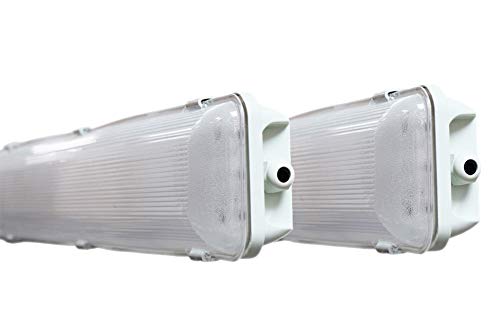 4 FT 6500K 72W LED Vapor Tight Lights (2 Count)