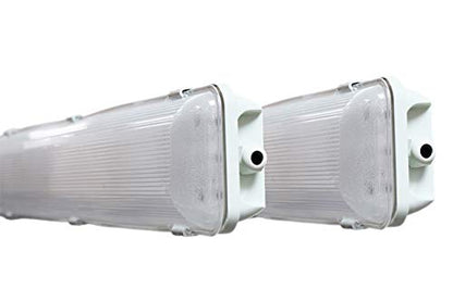 4 FT 6500K 72W LED Vapor Tight Lights (2 Count)