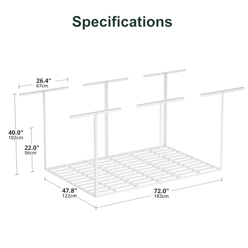4x6 Garage Storage Overhead Rack Organization (2 Count)