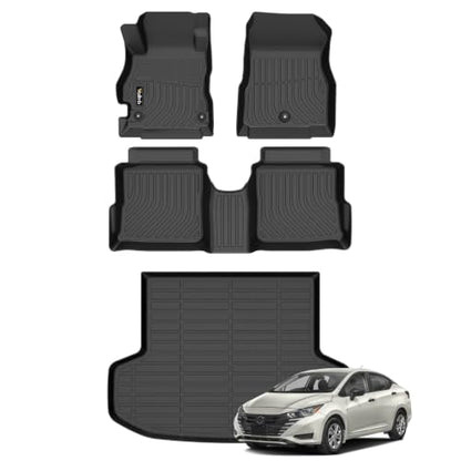 Floor Mats & Cargo Liner Fit for Nissan Versa 2020
