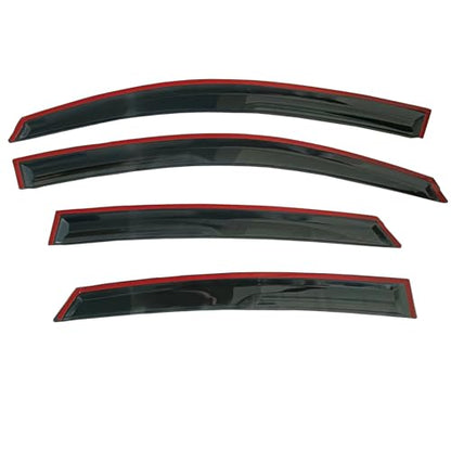 Outside Rain Guards Compatible with Honda Civic Sedan 16