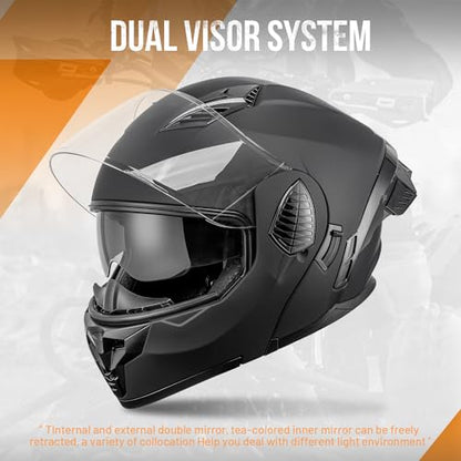 Modular Motorcycle Helmets Full Face Flip up Street Bike Motorcycle Helmet for Unisex Adult Model
