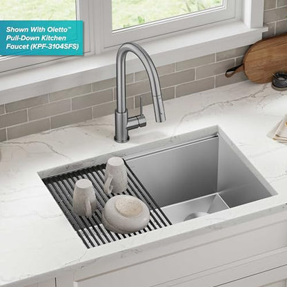 Stainless Steel 28 in Undermount Kitchen Sink KWU110