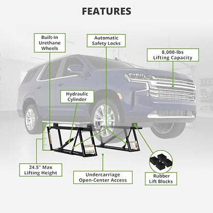 8000TL Portable Car Lift with 8