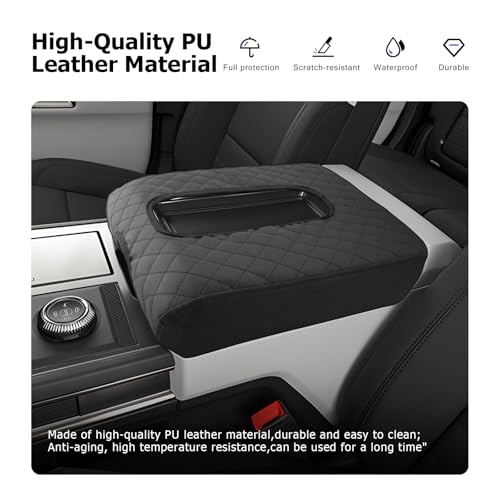 2025 2026 Hummer EV Center Console Cover Compatible with 2022 2023 2024 2025 2026 GMC Hummer EV SUV Accessories 2025 2026 Hummer EV Pickup Armrest Cover Armrest Console Cover