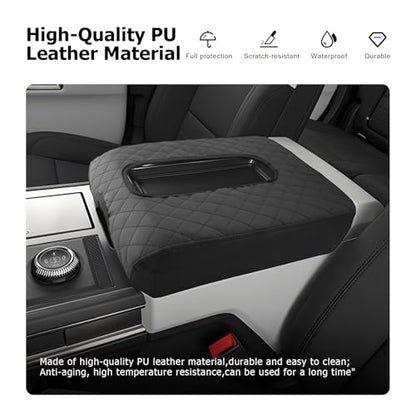 2025 2026 Hummer EV Center Console Cover Compatible with 2022 2023 2024 2025 2026 GMC Hummer EV SUV Accessories 2025 2026 Hummer EV Pickup Armrest Cover Armrest Console Cover