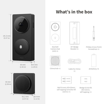 Smart Doorbell Camera G410 with Chime