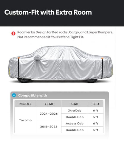 Car Cover for Toyota Tacoma 2016
