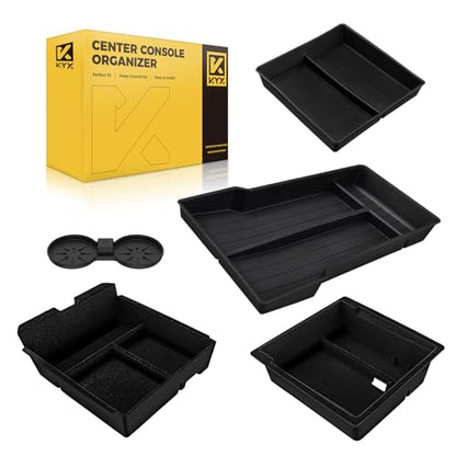 2024 2025 Tesla Model 3 Highland & 2025 New Model Y Center Console Organizer (5 Count)