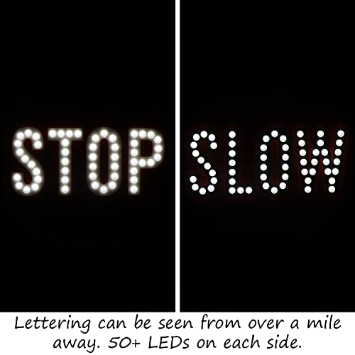 LED STOP SLOW Paddle