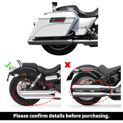 Motorcycle Saddlebags Hard Saddle Bags For Harley Touring 1993 (2 Count)