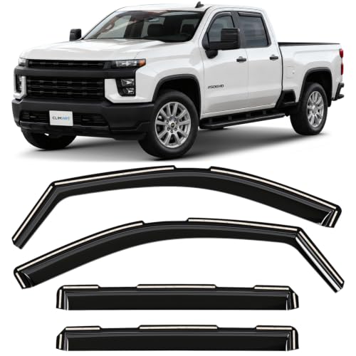 Window Deflectors Smoke Tinted in (4 Count)