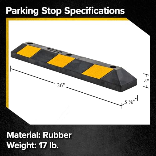 3' Parking Stopper for Garage