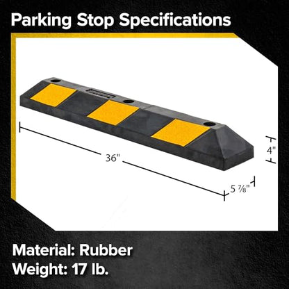3' Parking Stopper for Garage