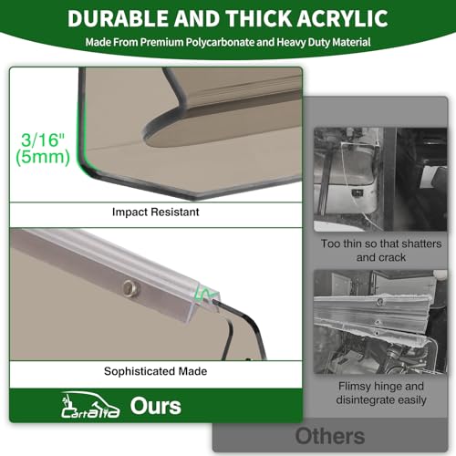 Golf Cart Foldable Windshield 3