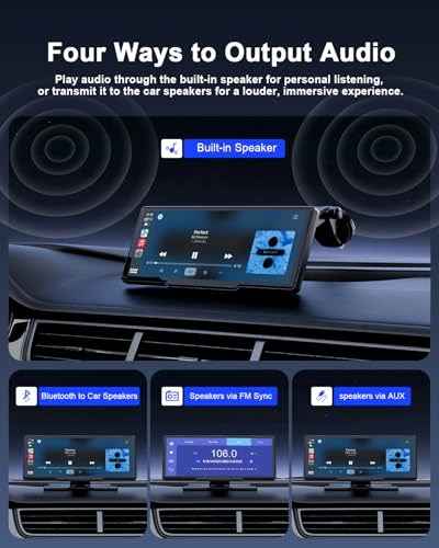 8.1'' Wireless Apple Carplay Screen for Car