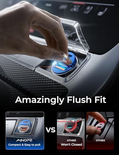 90W Car Charger USB C Fast Charge