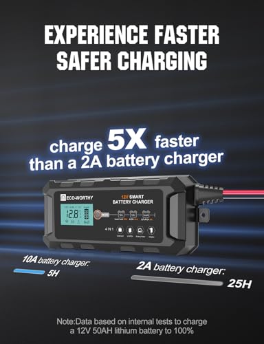 12V 10A Battery Charger for Lead
