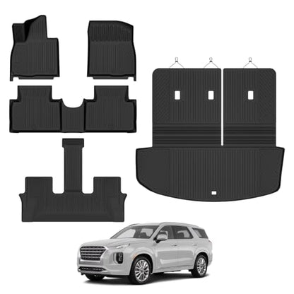Custom Fit Floor Mats for 2026 Hyundai Palisade Gas 7