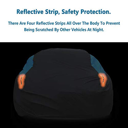 Waterproof Car Cover All Weather Snowproof UV Protection Windproof Outdoor Full car Cover