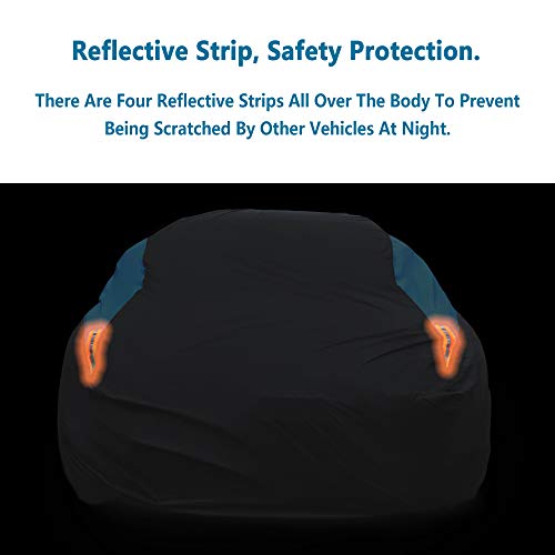 Waterproof Car Cover All Weather Snowproof UV Protection Windproof Outdoor Full SUV Car Cover