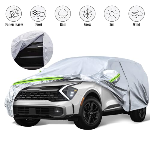 6 Layers Silver Waterproof Car Covers Replace for 2020