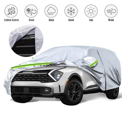 6 Layers Silver Waterproof Car Covers Replace for 2020