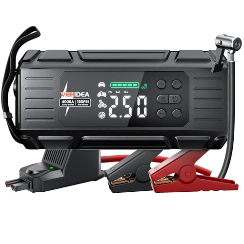 Jump Starter with Air Compressor