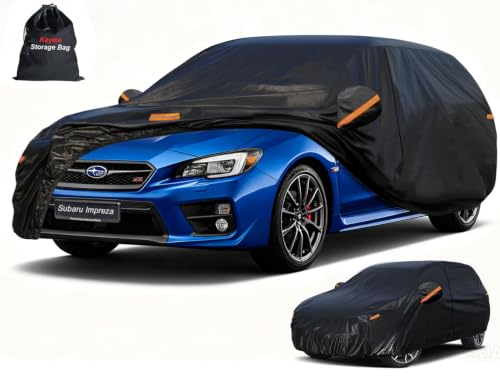 7 Layers Waterproof Hatchback Car Cover for Subaru Impreza 1992