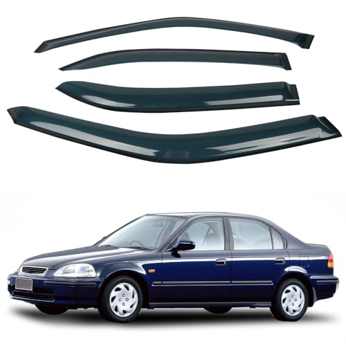 4PCS Rain Guards Window Visors Wind Deflector Fits for 1996