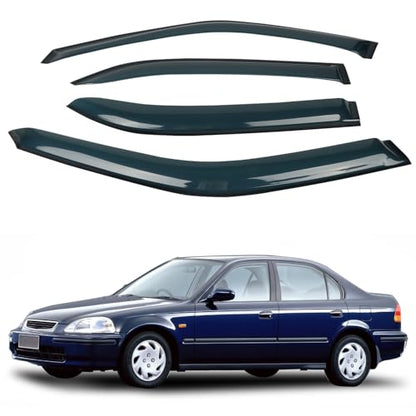 4PCS Rain Guards Window Visors Wind Deflector Fits for 1996
