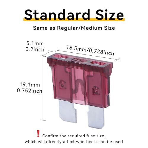 100 Pack Auto Fuses 40 AMP ATC