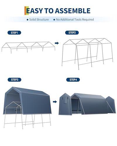 7x15 ft Outdoor Storage Shed