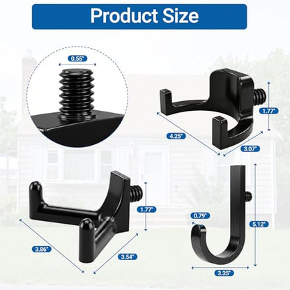 Storage Sheds Hooks J U V (9 Count)