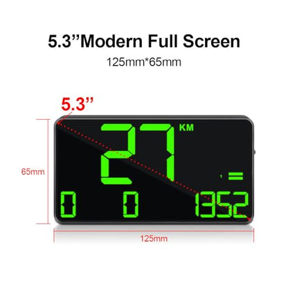 Digital GPS Speedometer Heads Up Display for Cars New HUD MPH Odometer Trip Meter for Trucks Golf cart All Vehicles